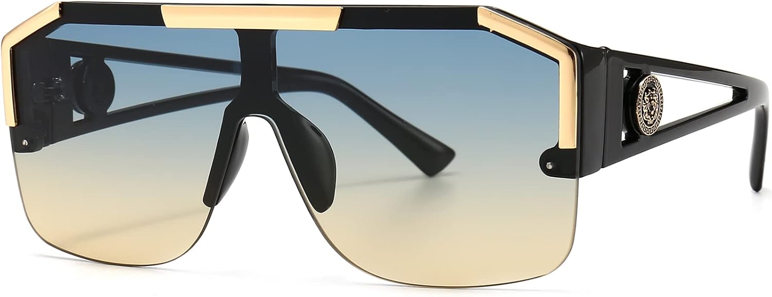 Oversized Aviator Sunglasses - Hình 10