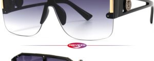 Oversized Aviator Sunglasses - Hình 4