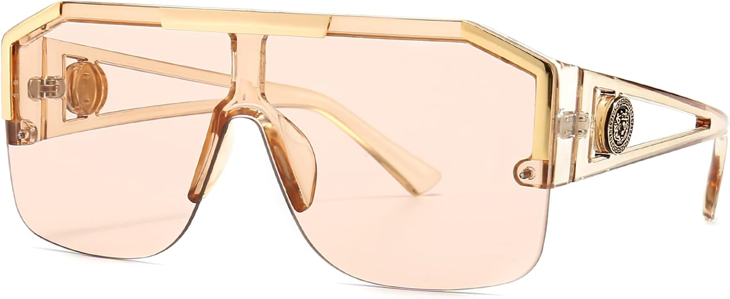 Oversized Aviator Sunglasses - Hình 9