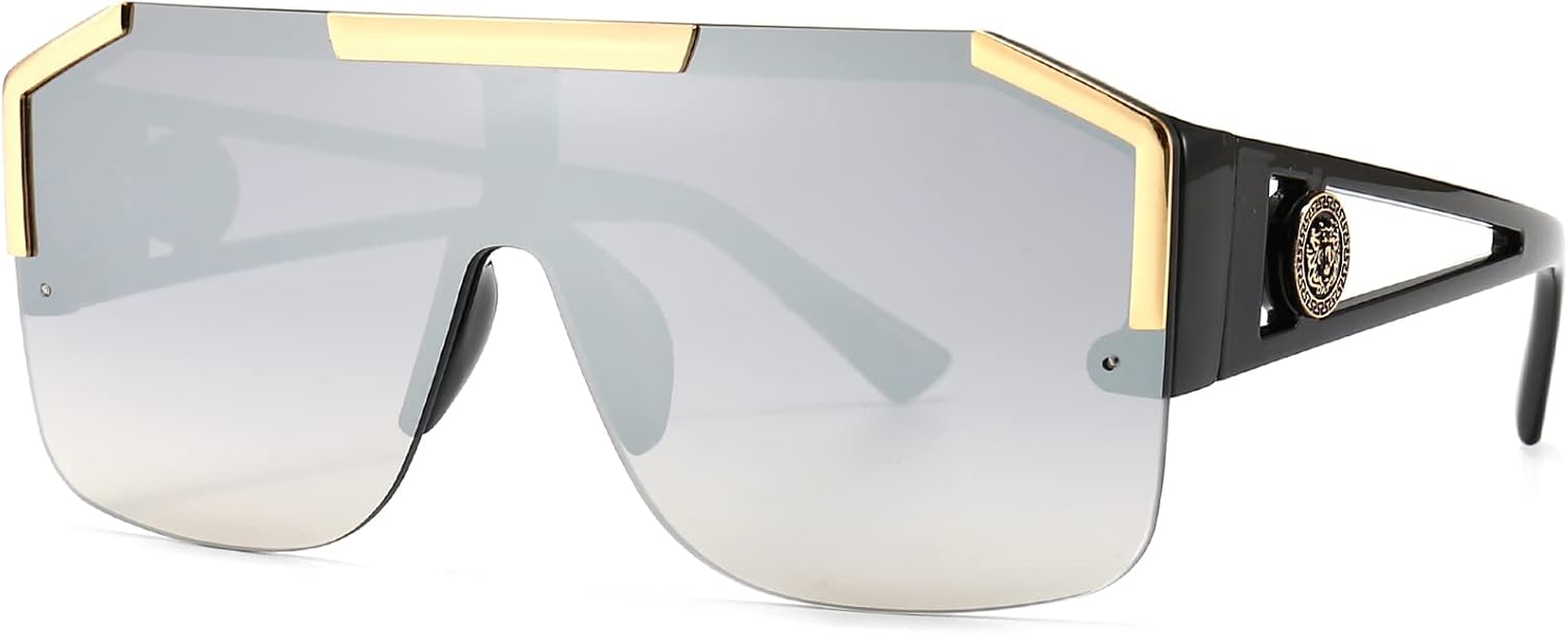 Oversized Aviator Sunglasses - Hình 8