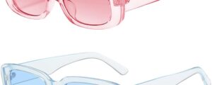Green Rectangle Sunglasses - Hình 24