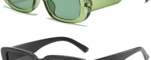 Green Rectangle Sunglasses - Hình 32