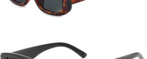 Green Rectangle Sunglasses - Hình 19