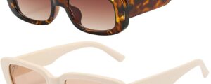 Green Rectangle Sunglasses - Hình 10