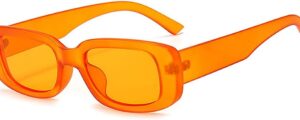 Green Rectangle Sunglasses - Hình 17