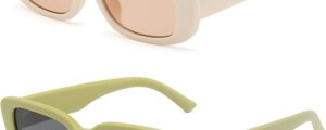Green Rectangle Sunglasses - Hình 28