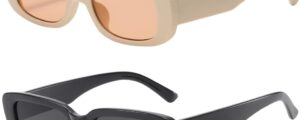 Green Rectangle Sunglasses - Hình 11