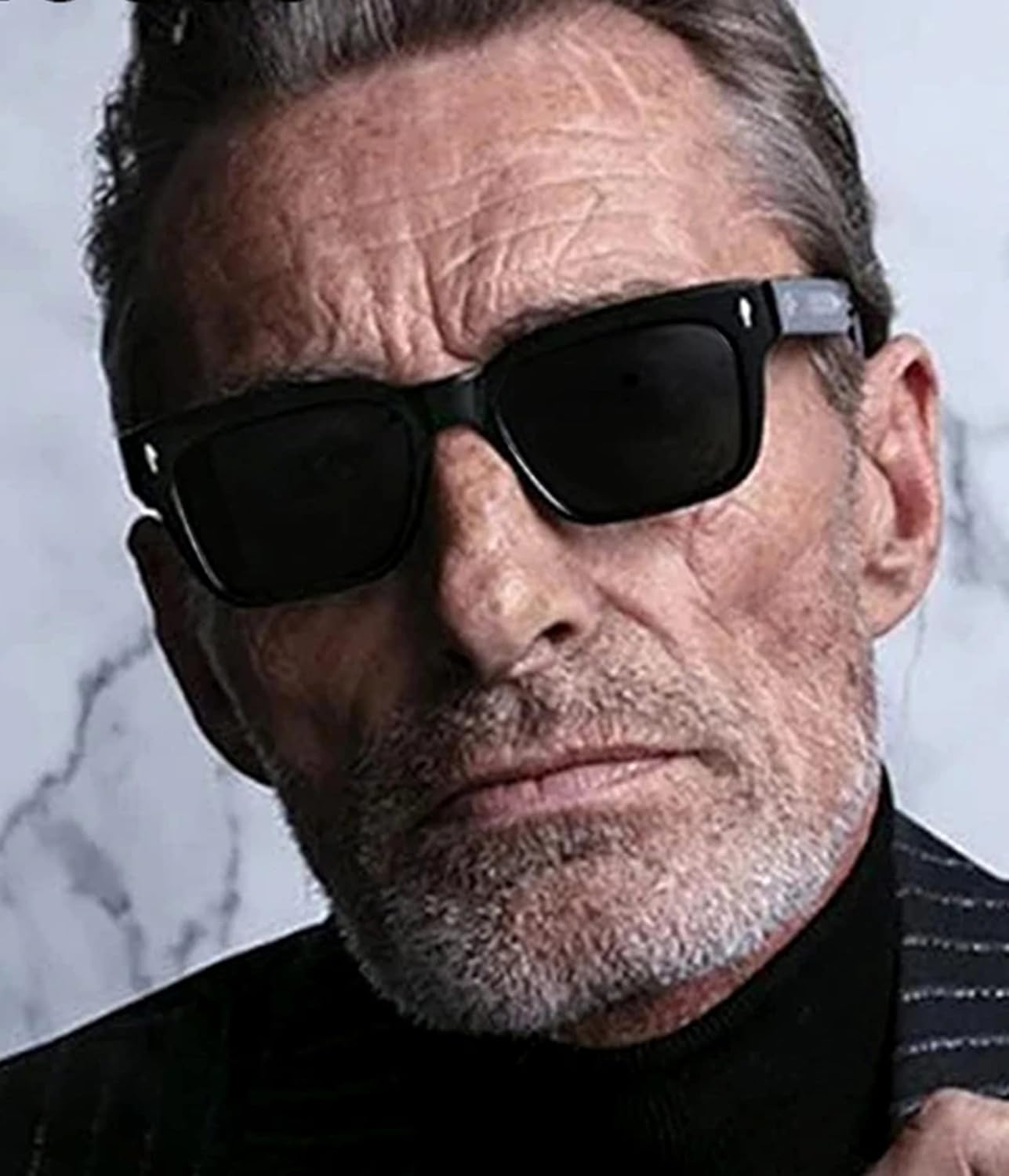Bold Yellow Lens Square Sunglasses - Hình 2