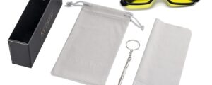 Bold Yellow Lens Square Sunglasses - Hình 7