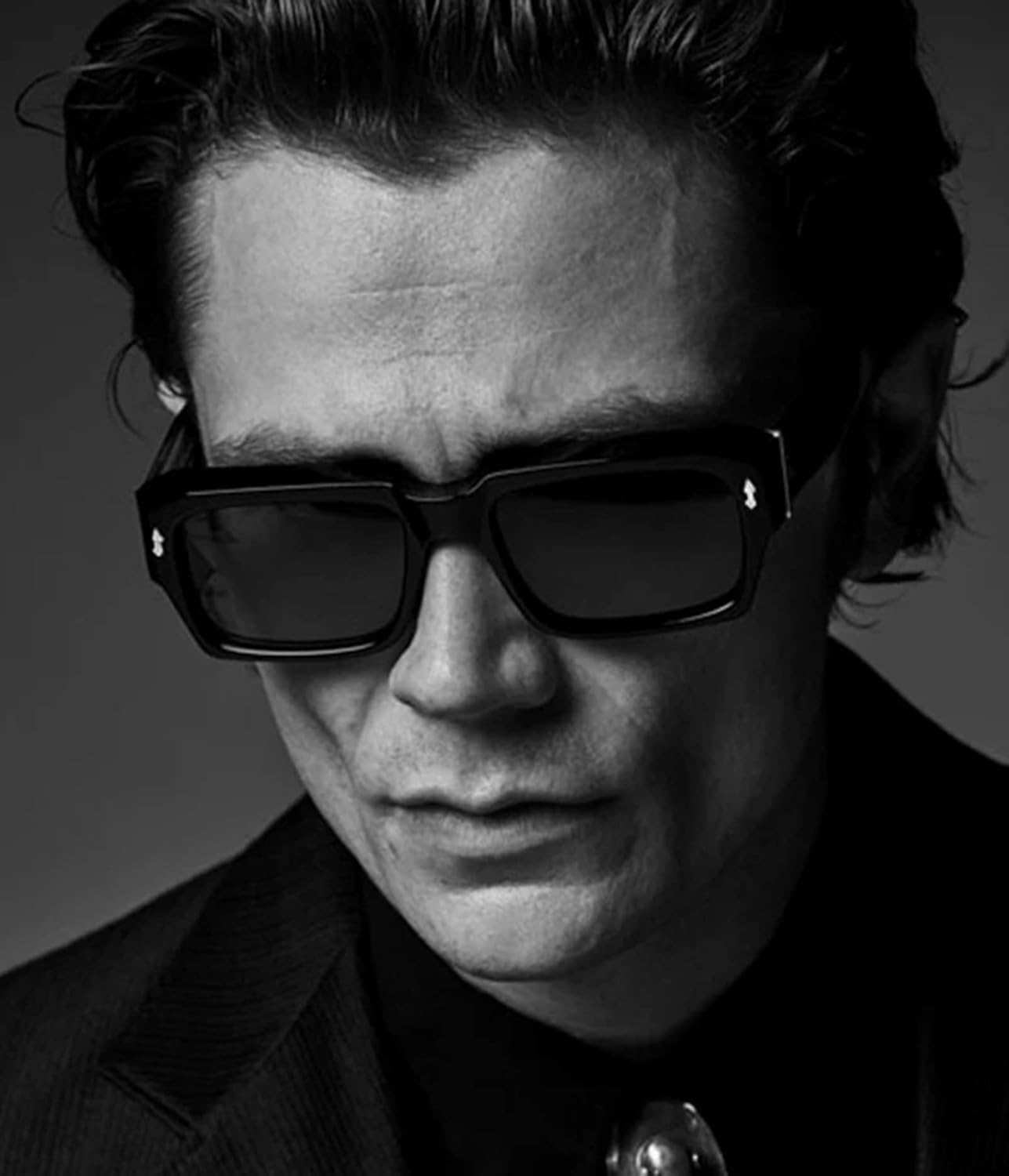 Bold Yellow Lens Square Sunglasses - Hình 3