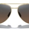 MERRY'S Gold Frame Aviator Sunglasses