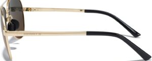 MERRY'S Gold Frame Aviator Sunglasses - Hình 3