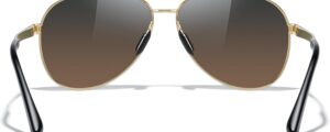 MERRY'S Gold Frame Aviator Sunglasses - Hình 4